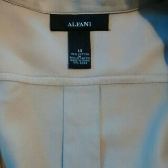 Alfani Cotton Khaki Dress - Picture 7 of 8